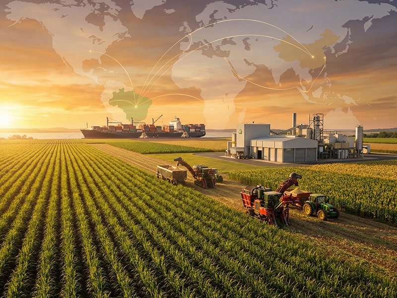  GLOBAL EXIM GROUP укрепляет позиции на мировом рынке сырьевых товаров за счёт масштабного расширения в сфере бразильского сахара и агробизнеса